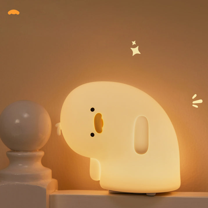 Nachtlicht Ente mit Touch-Bedienung – USB-aufladbar, warmes Licht, Silikon | Kinderzimmerlampe