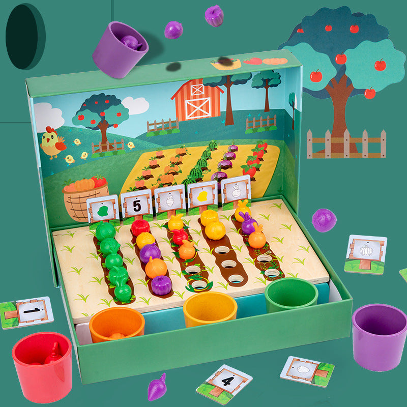 FarmCount™ – Pädagogisches Montessori Zähl- und Farbspiel für Kinder | Spielerisch Farben und Zahlen lernen