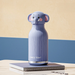 Kinder-Thermosflasche Edelstahl 316 mit Tierkopf – 8 Std. warm, 12 Std. kalt, Schule | Trinkflasche