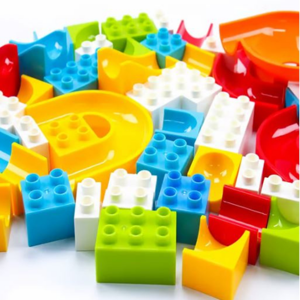 Creative Marbles Murmelbahn Bau-Set – Pädagogisches Spielzeug für Kinder ab 3 Jahren