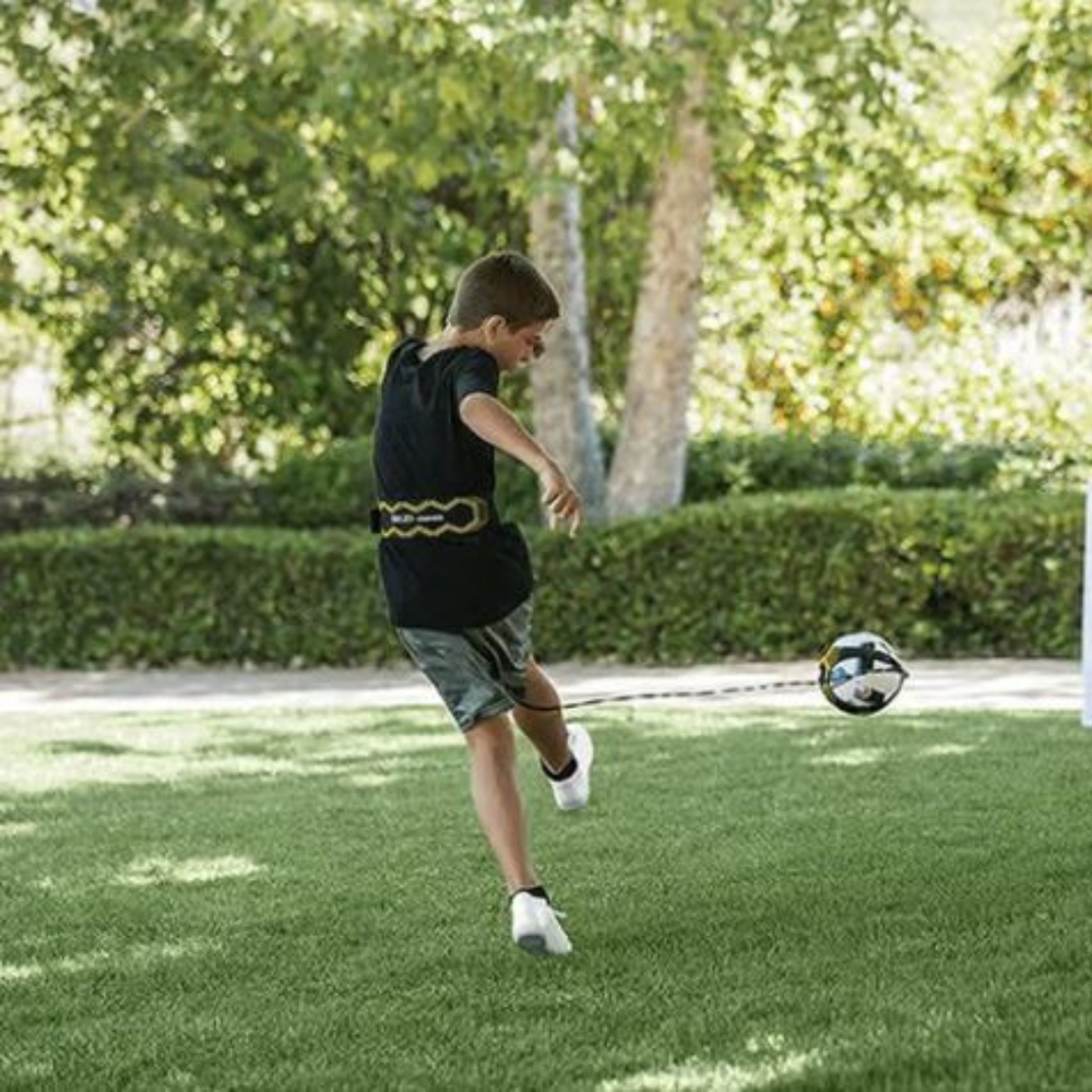 FlexiKick Solo Trainingsgurt – Verbessere deine Fußballfähigkeiten allein | Langlebig & Vielseitig
