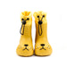 Gummistiefel mit Hundegesicht an der Spitze – wasserdichtes PVC, rutschfeste Sohle | Kinderstiefel