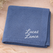 Personalisierte Babydecke mit Namen aus weicher Baumwolle