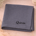 Personalisierte Babydecke mit Namen aus weicher Baumwolle