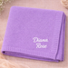 Personalisierte Babydecke mit Namen aus weicher Baumwolle