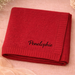 Personalisierte Babydecke mit Namen aus weicher Baumwolle