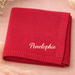 Personalisierte Babydecke mit Namen aus weicher Baumwolle