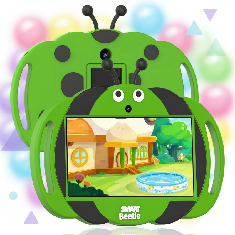 Kindertablet 7 Zoll (Android 13) – mit stoßfester Hülle & Kindersicherung