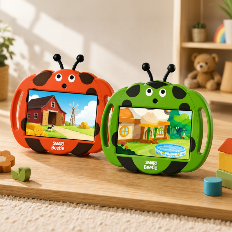 Kindertablet 7 Zoll (Android 13) – mit stoßfester Hülle & Kindersicherung