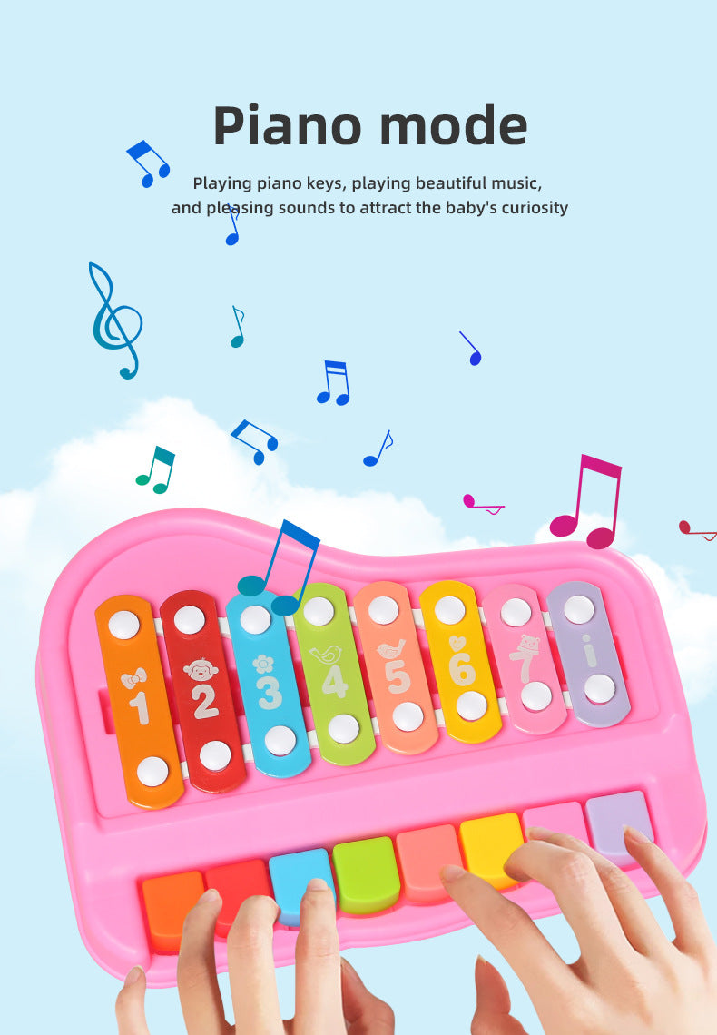 Lernspielzeug Musik für Baby, Kleinkind & Kinder – Xylophon & Klavier-Set zur kreativen Entwicklung