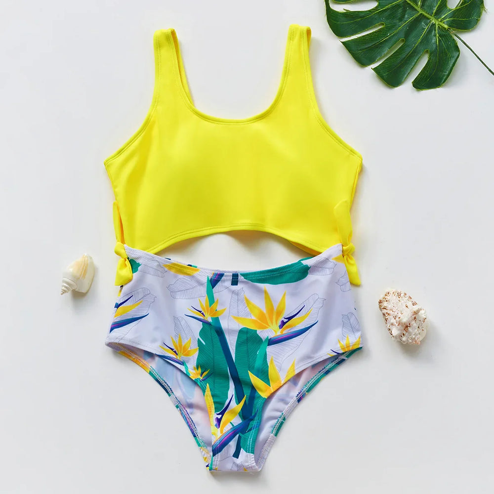 Mädchen Tankini Badeanzug Meerjungfrauen-Print – Sommer Strandkleidung | 3-12 J.