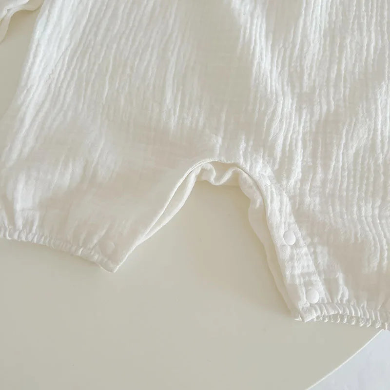 Baby Bear Set – Atmungsaktiver Sommer-Body mit Sonnenhütchen für Babys 3–24 Monate