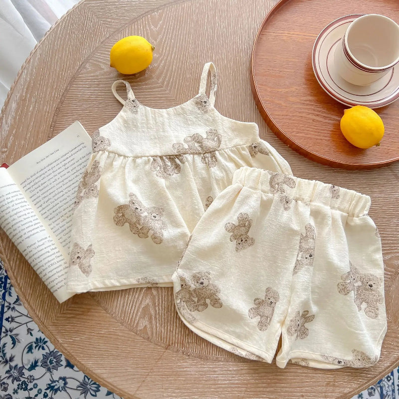 Sommer Baby Set – Luftiges Tanktop & Kurze Hose | Bequem & Atmungsaktiv | Größe 1–24 Monate