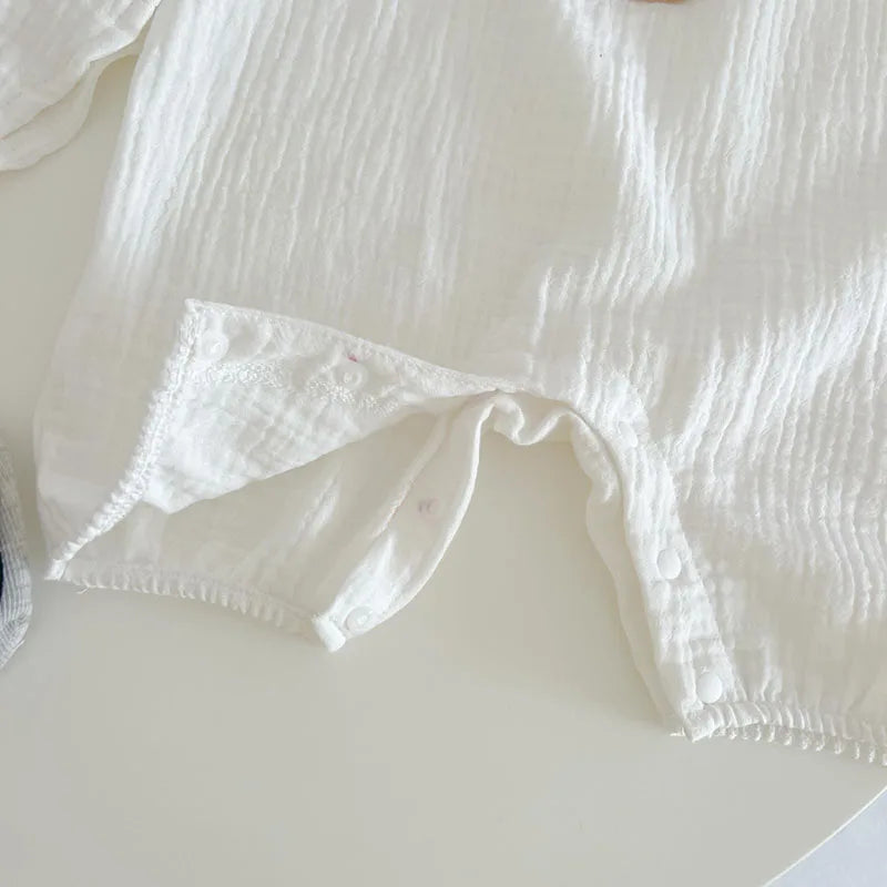 Baby Bear Set – Atmungsaktiver Sommer-Body mit Sonnenhütchen für Babys 3–24 Monate