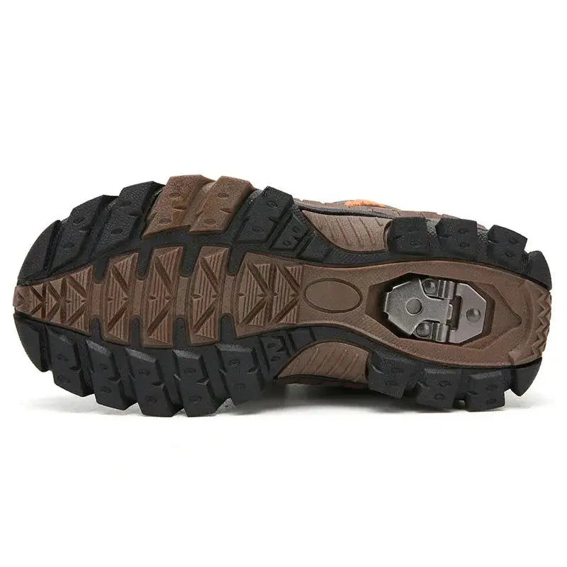 Wanderschuhe Kinder wasserdichtes Leder – gefüttert, rutschfeste Sohle, warm | Outdoorschuhe