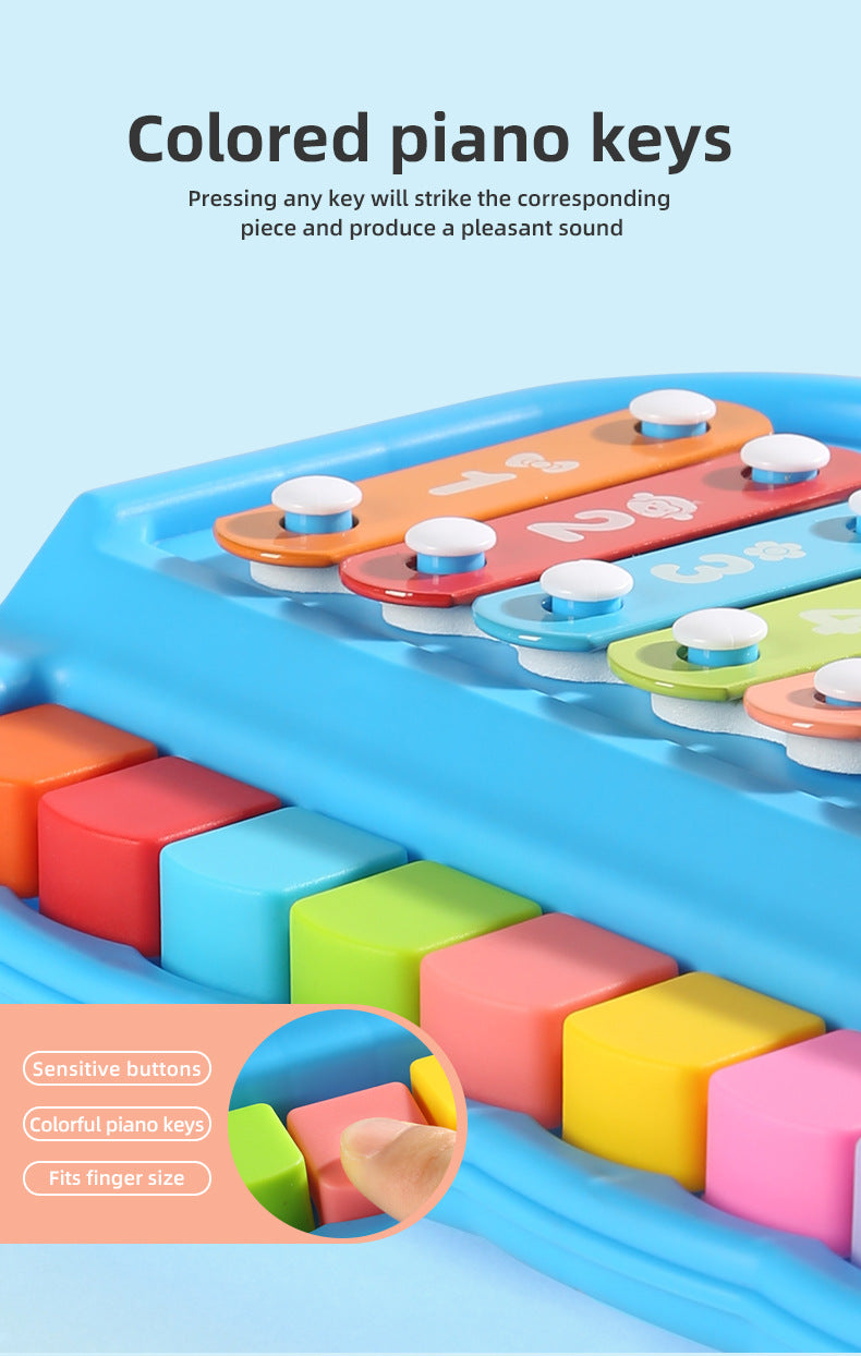 Lernspielzeug Musik für Baby, Kleinkind & Kinder – Xylophon & Klavier-Set zur kreativen Entwicklung