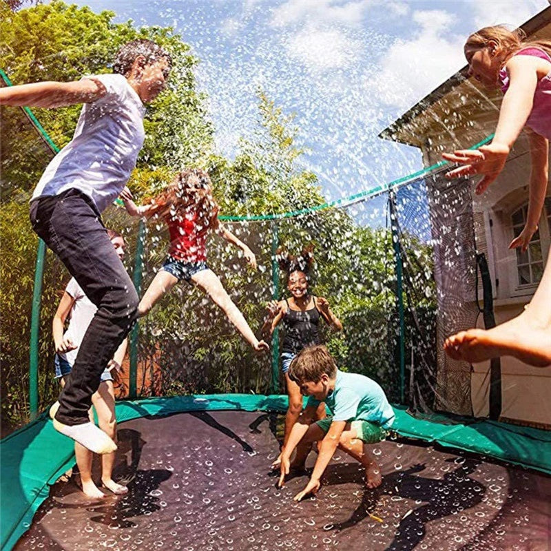 Trampolin-Sprinkler mit Wassernebel – Abkühlung & Spaß für Kinder | SpringFresh 12m