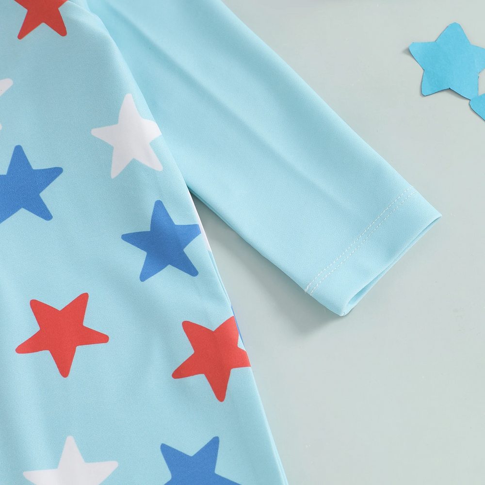 UV-Badeanzug für Babys mit Hut – Langarm, Schnell trocknend, 0–5 Jahre – Jungen & Mädchen