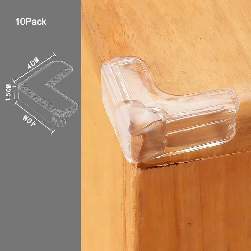 Silikon Eckschutzleisten für Baby – Set mit 4 oder 10 Stück