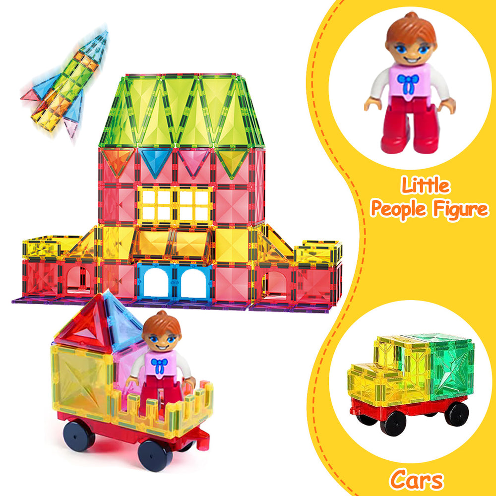 Magnetische Bausteine – MagnaBrix Creatix, DIY, Lernspielzeug, 1+ Jahr