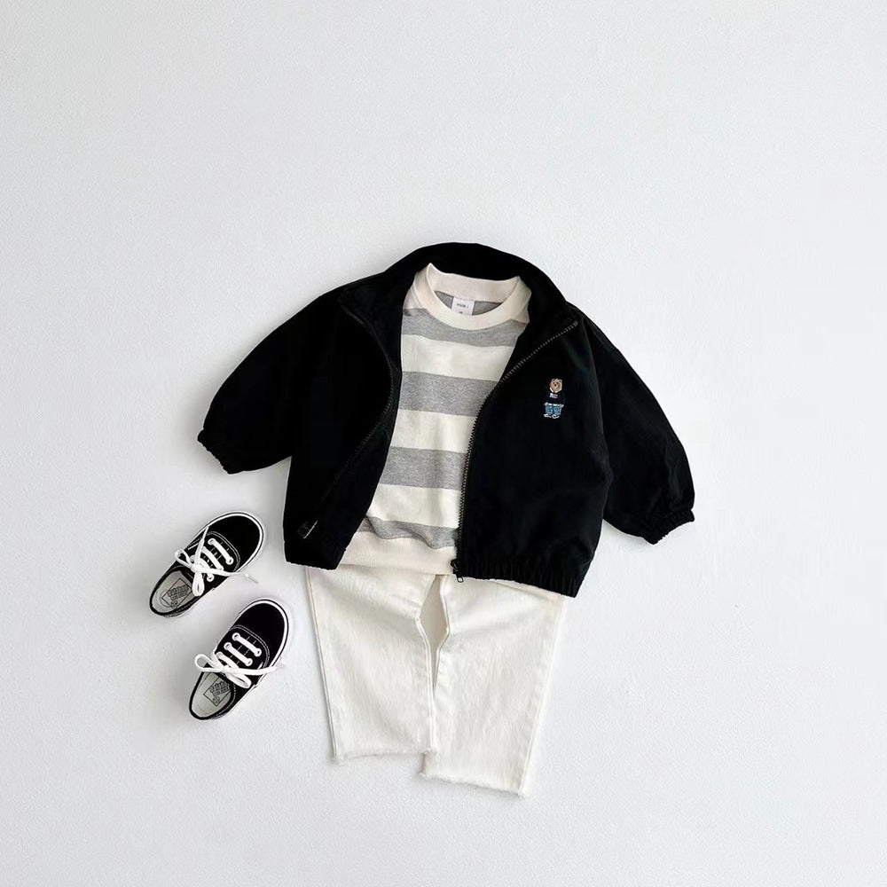 MiniZip Kinderweste Unisex | Baumwolljacke mit Reißverschluss | 9 Monate – 3 Jahre | Weicher Pullover für Kleinkinder | Mehrere Farben