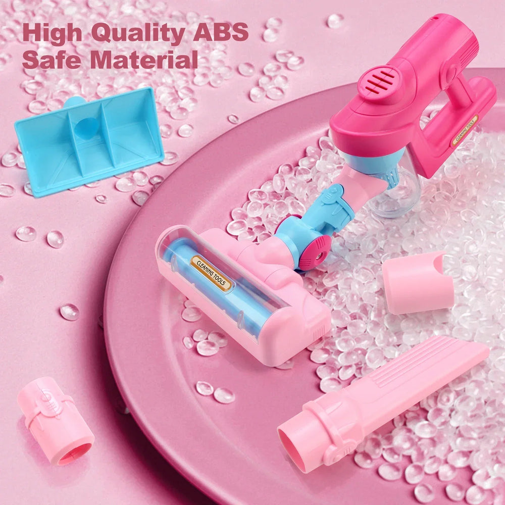 Spielstaubsauger für Kinder – Realistische Geräusche & Licht | Pädagogisches Rollenspiel