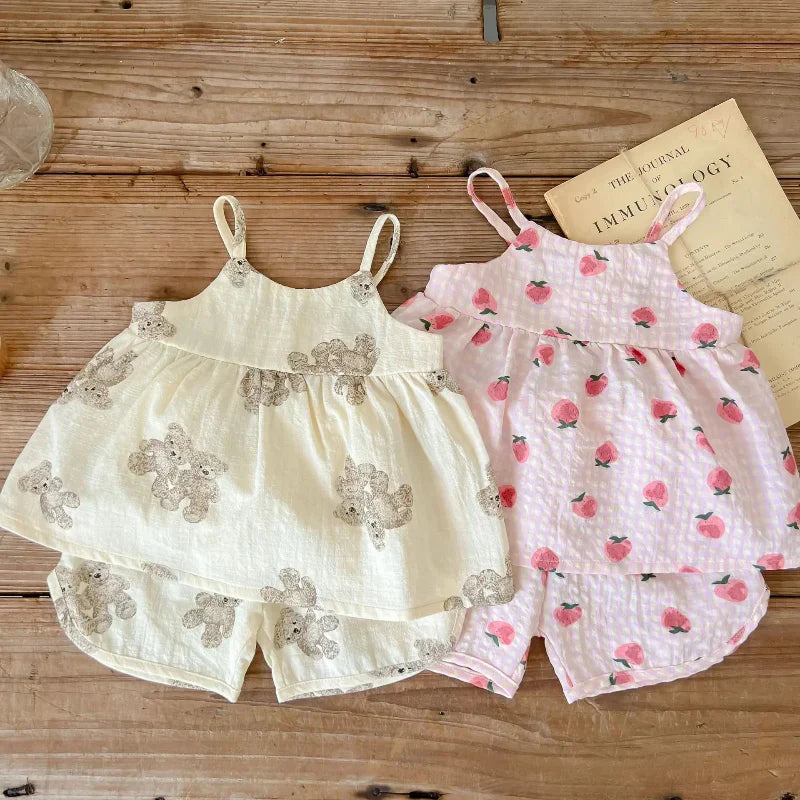 Sommer Baby Set – Luftiges Tanktop & Kurze Hose | Bequem & Atmungsaktiv | Größe 1–24 Monate