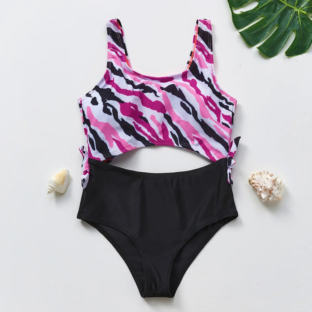 Mädchen Tankini Badeanzug Meerjungfrauen-Print – Sommer Strandkleidung | 3-12 J.