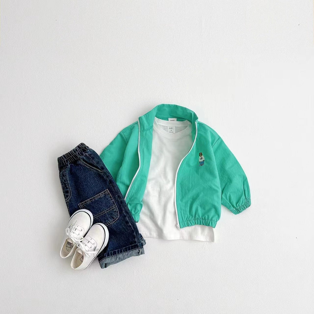MiniZip Kinderweste Unisex | Baumwolljacke mit Reißverschluss | 9 Monate – 3 Jahre | Weicher Pullover für Kleinkinder | Mehrere Farben