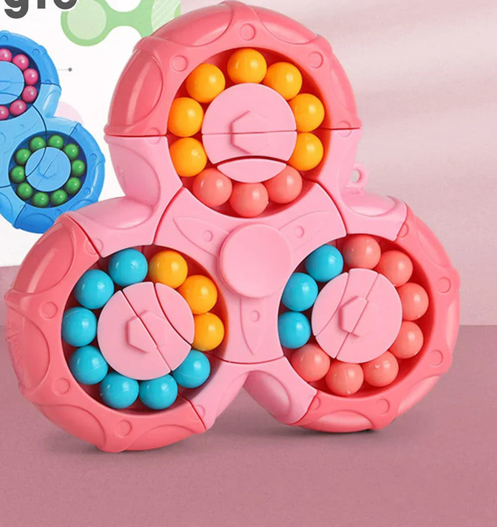 Fidget-Spinner-Puzzle für Kinder – Drehendes Anti-Stress- & Sensorikspielzeug