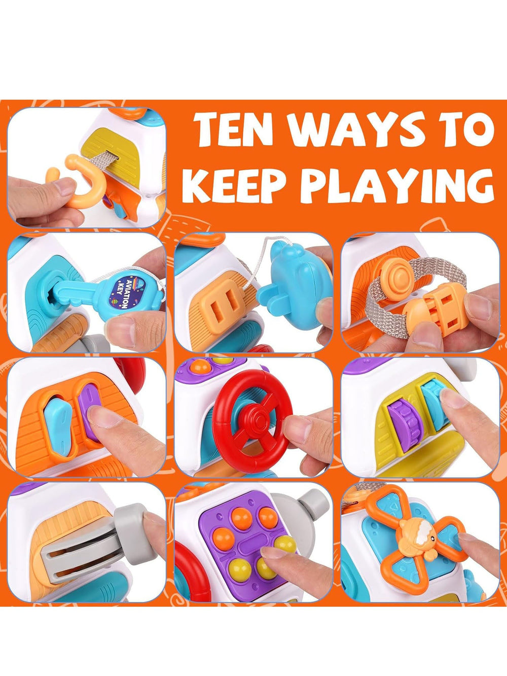 Montessori Kubus – Educatief Speelgoed, BPA Vrij, Motorische Vaardigheden, Cognitieve Ontwikkeling, 1-4 Jaar-More For Mini