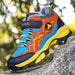 Wanderschuhe Kinder wasserdichtes Leder – gefüttert, rutschfeste Sohle, warm | Outdoorschuhe