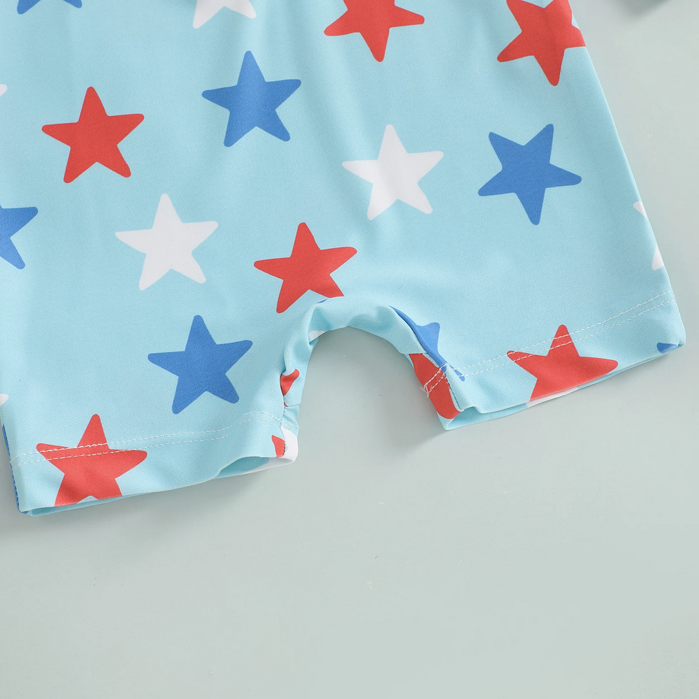 UV-Badeanzug für Babys mit Hut – Langarm, Schnell trocknend, 0–5 Jahre – Jungen & Mädchen