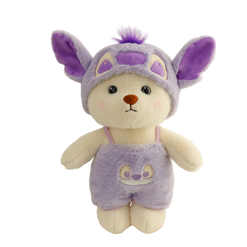 Plüsch-Teddybär 2-in-1 mit abnehmbarer Mütze – weiche Füllung, Handwäsche | Stofftier