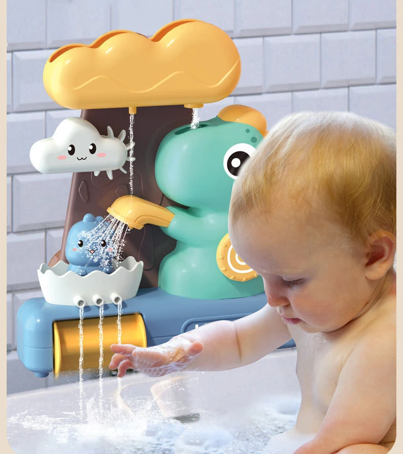 DinoSplash Badefiguren Set – Niedliches & Sicheres Badespielzeug für Kinder – Spielerisch Lernen & Badespaß