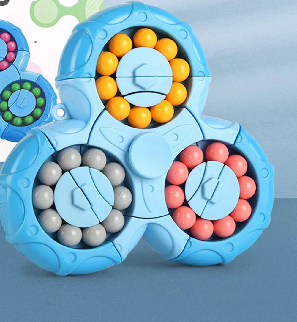 Fidget-Spinner-Puzzle für Kinder – Drehendes Anti-Stress- & Sensorikspielzeug