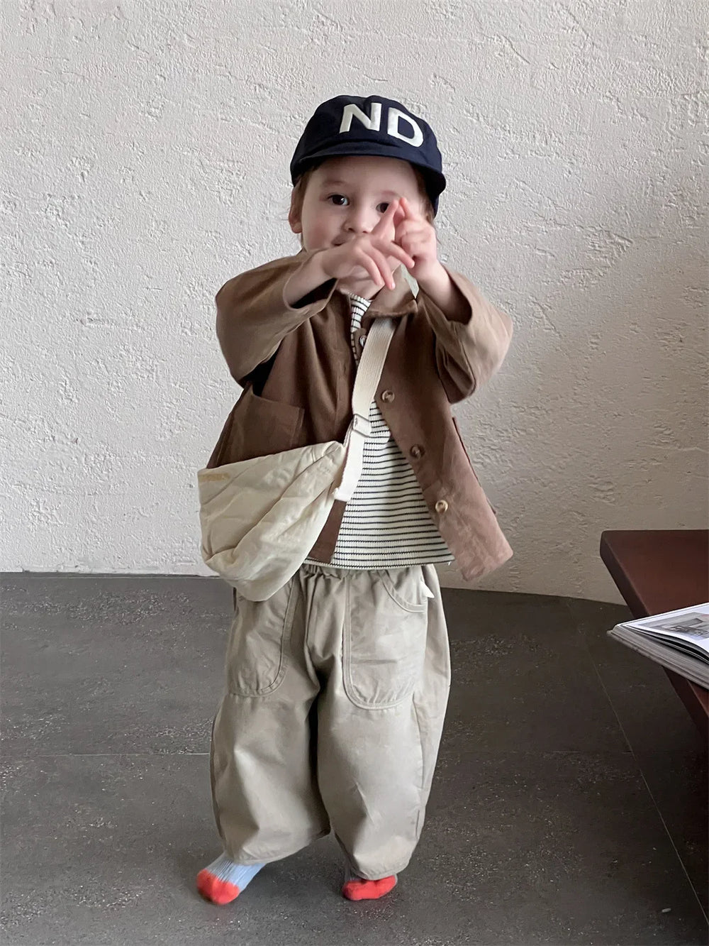 OLWIN Corduroy Babyjacke – Rippenvelours Unisex Baumwolljacke (0–3 Jahre)