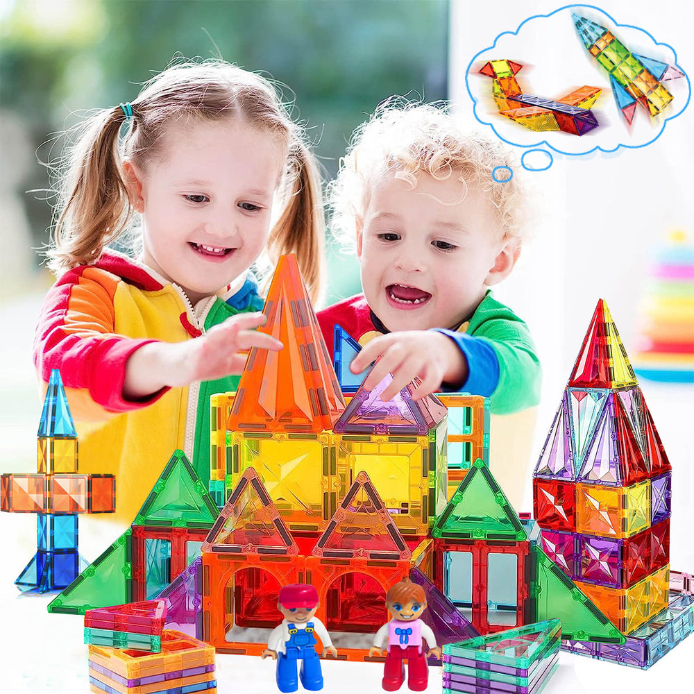 Magnetische Bausteine – MagnaBrix Creatix, DIY, Lernspielzeug, 1+ Jahr