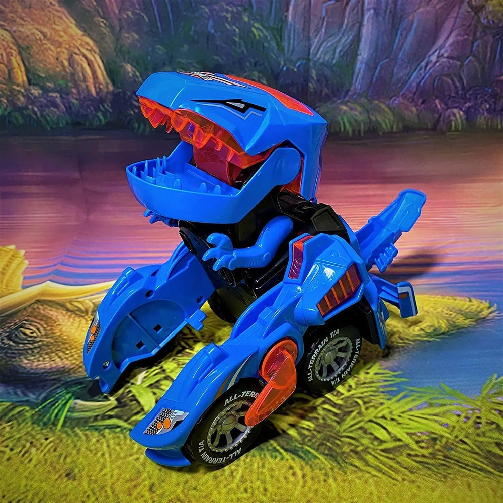 Transformierendes Dino Auto mit Licht & Sound – Spektakuläres Spielzeug für Kinder