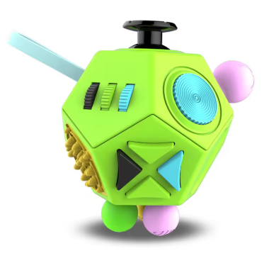 Anti Stress Würfel für Erwachsene & Kinder – Fokus, Ruhe & Konzentration – 12-in-1 Sensorisches Spielzeug