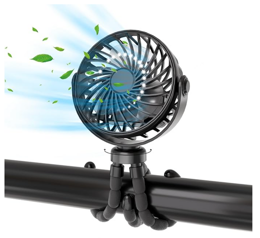 Kinderwagenventilator ohne Rotorblätter – Tragbar, Wiederaufladbar & Sicher für Babys | LittleChill CoolBreeze