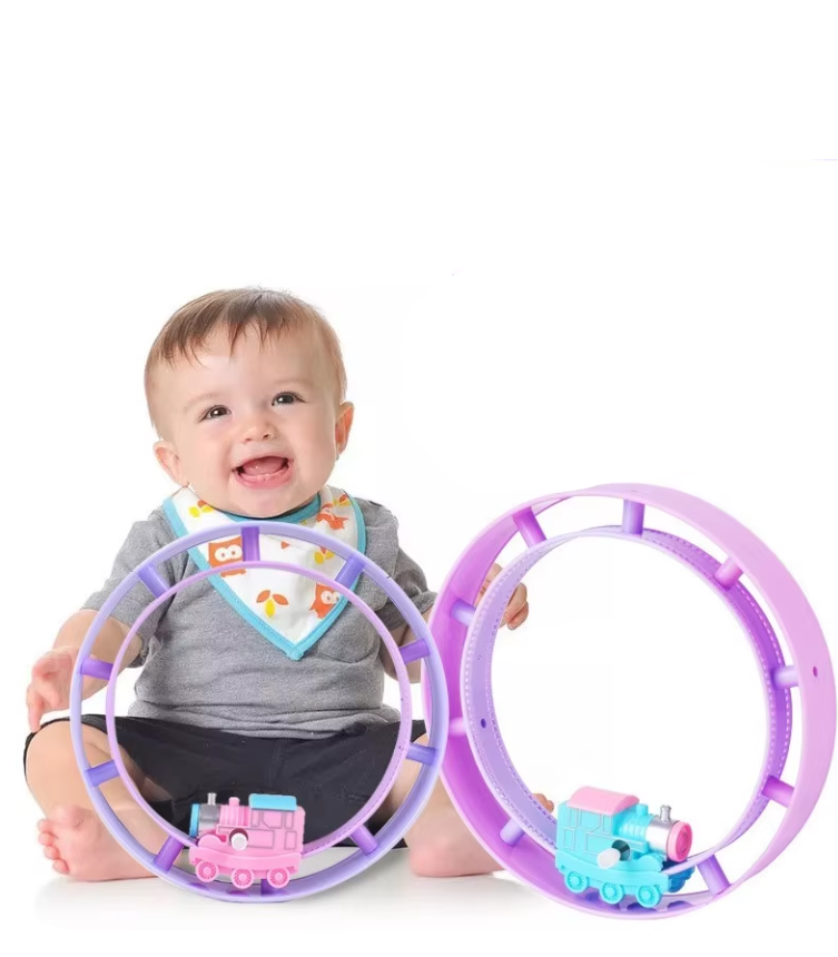 MiniRailTwist™ – Pädagogisches Kleinkindspielzeug mit Looping-Lokomotive für Motorik und Spaß