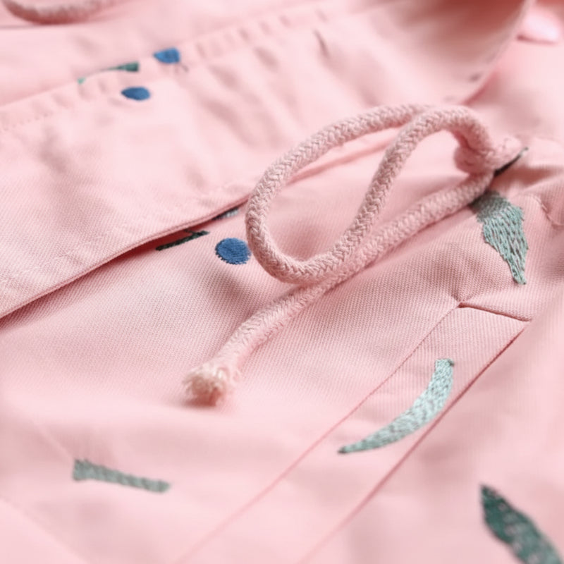Windjacke für Mädchen mit robustem Reißverschluss – Baumwollmix | Übergangsjacke