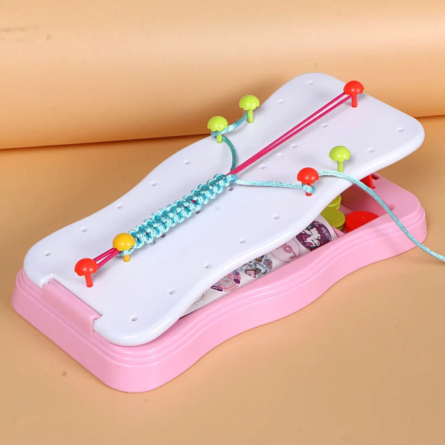 Kreatives Strickset für Kinder – Armbänder & Armreifen Basteln | Pädagogisches Spielzeug ab 3 Jahren