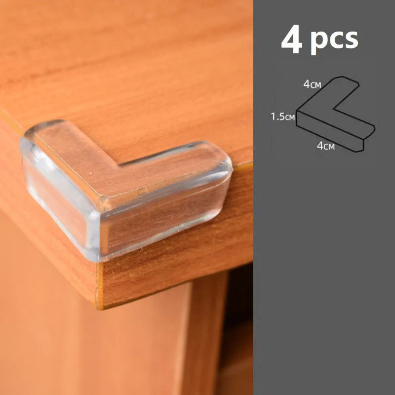 Silikon Eckschutzleisten für Baby – Set mit 4 oder 10 Stück