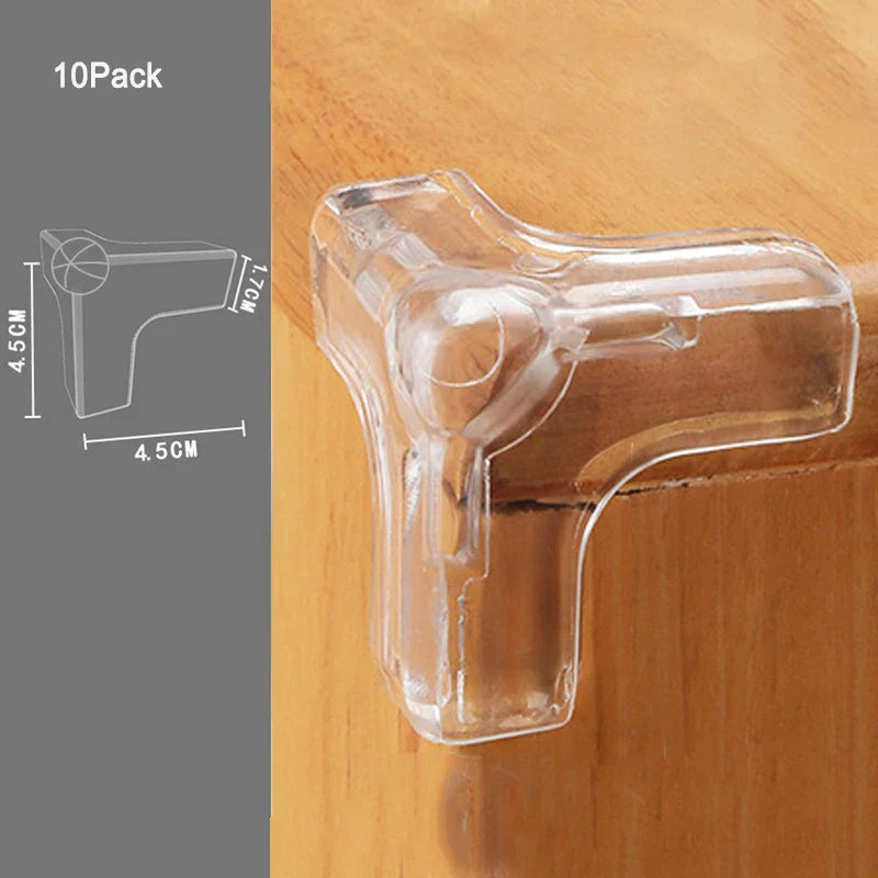 Silikon Eckschutzleisten für Baby – Set mit 4 oder 10 Stück