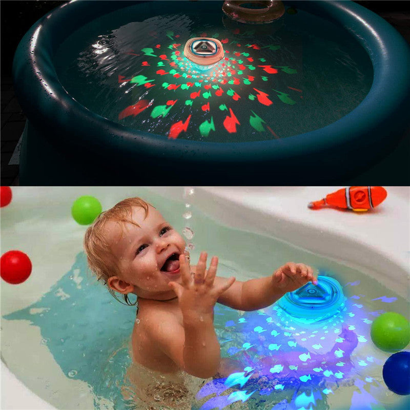 Leuchtendes Badespielzeug mit Springbrunnen – LED Wasserstrahler für Baby & Kleinkind