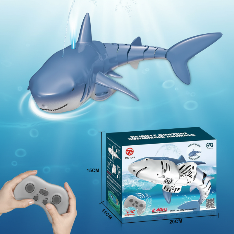 RC Hai Spielzeug – Ferngesteuerter Schwimmender Hai für Bade & Pool