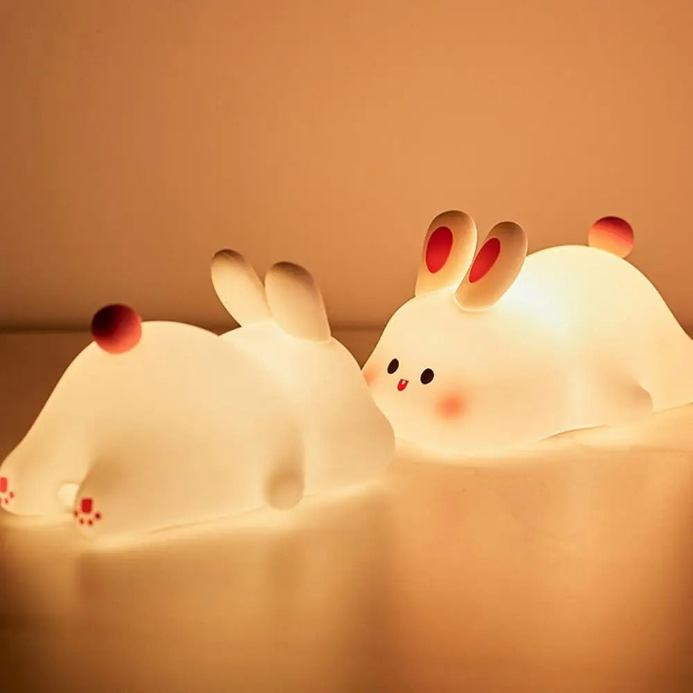 Kaninchen-Nachtlicht für Kinder – Sanfte Beleuchtung & Kuscheliges Design | Perfekt für die Schlafenszeit