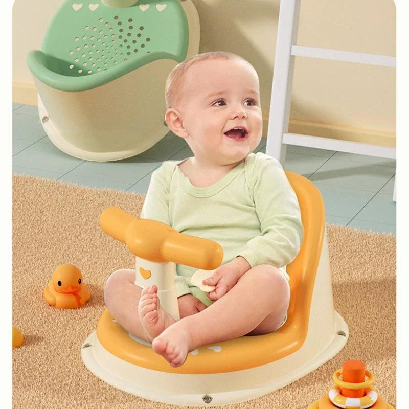 Ergonomischer Baby Badstuhl mit Anti-Rutsch – Sicher & Komfortabel ab 6 Monaten